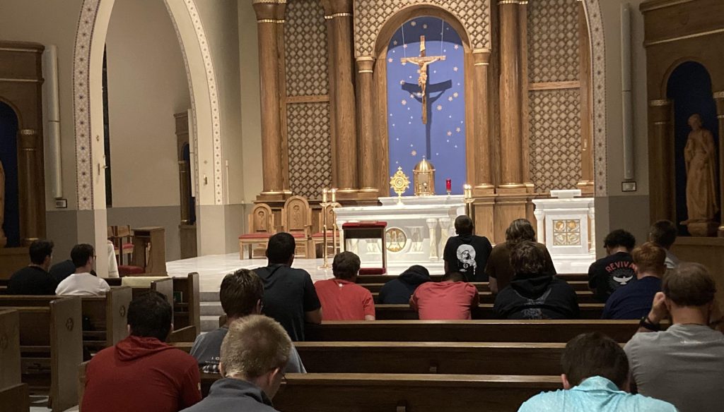 Seminarians at liturgy